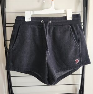 Black PINK sweat shorts